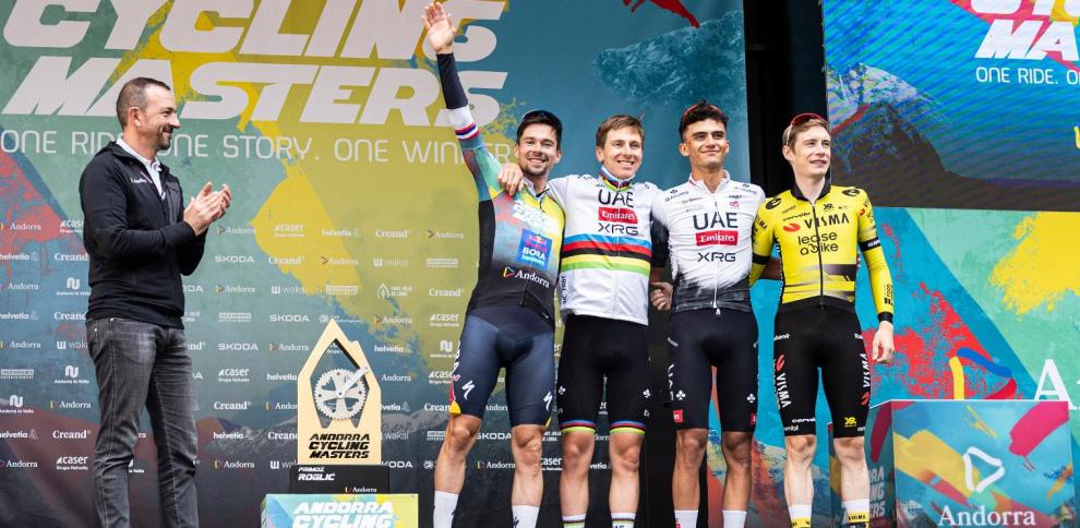 Roglič, “campeón de campeones” en la Andorra Cycling Masters