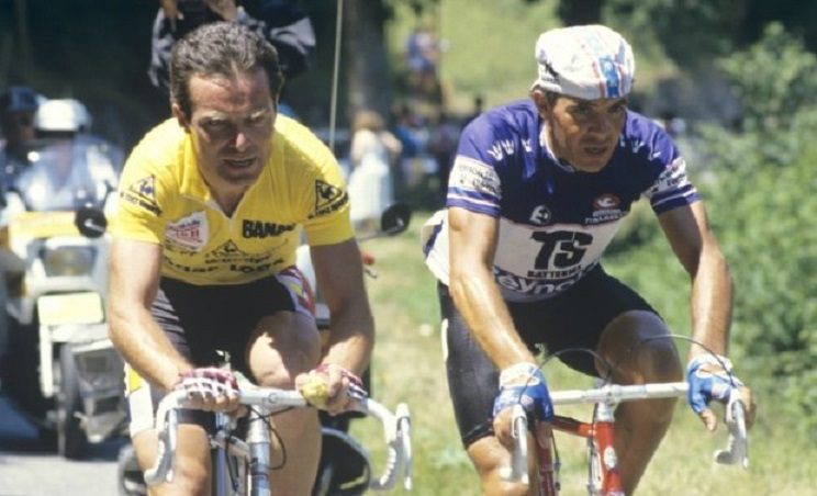 Bernard Hinault y Dominique Arnaud