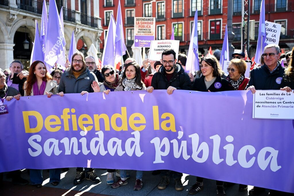 Irene Montero ha subrayado en un acto en Valladolid que "la gente quiere izquierda" en las instituciones para "parar a la derecha".