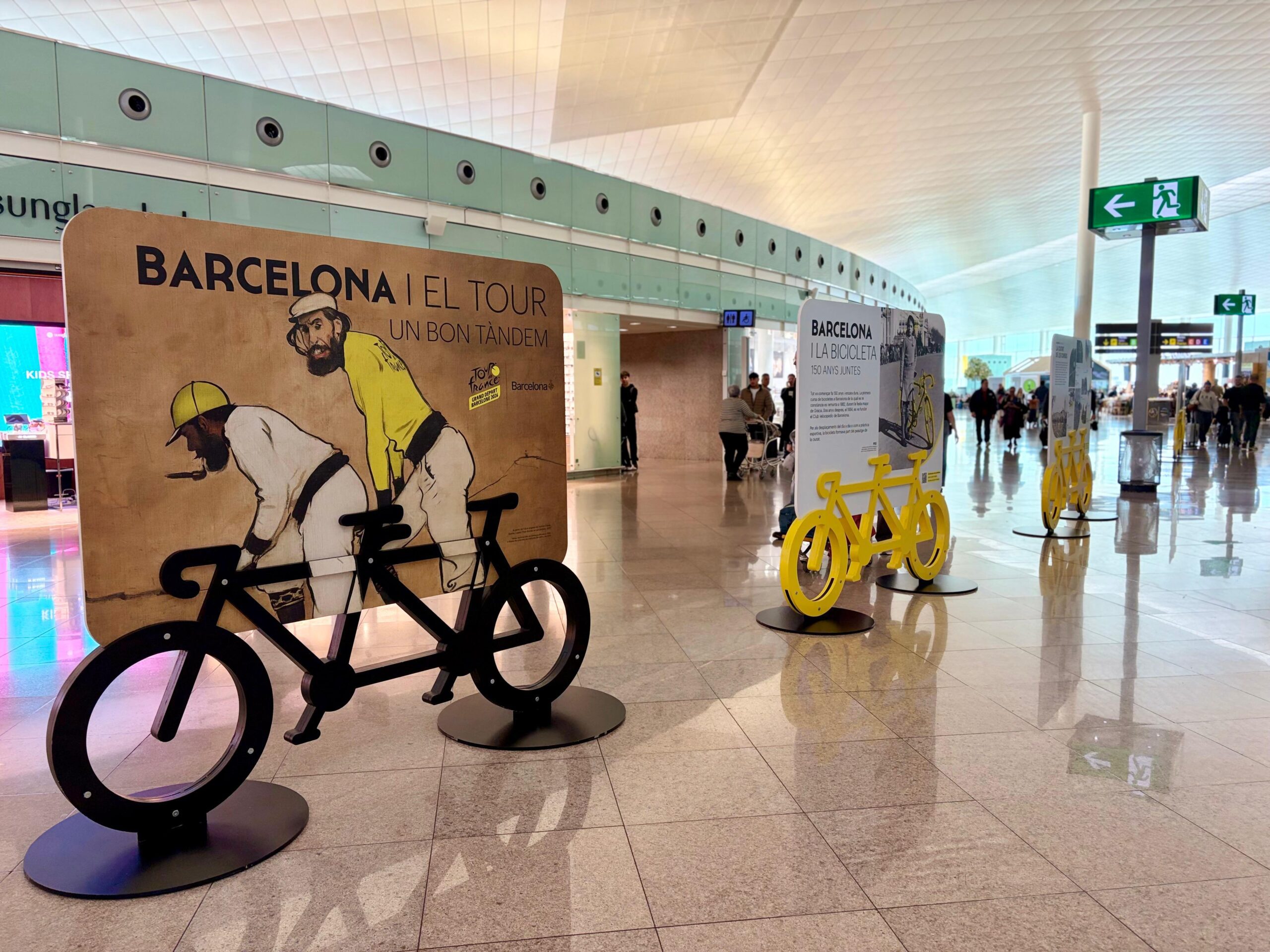 El Aeropuerto de Barcelona calienta motores para el Grand Départ del Tour 2026